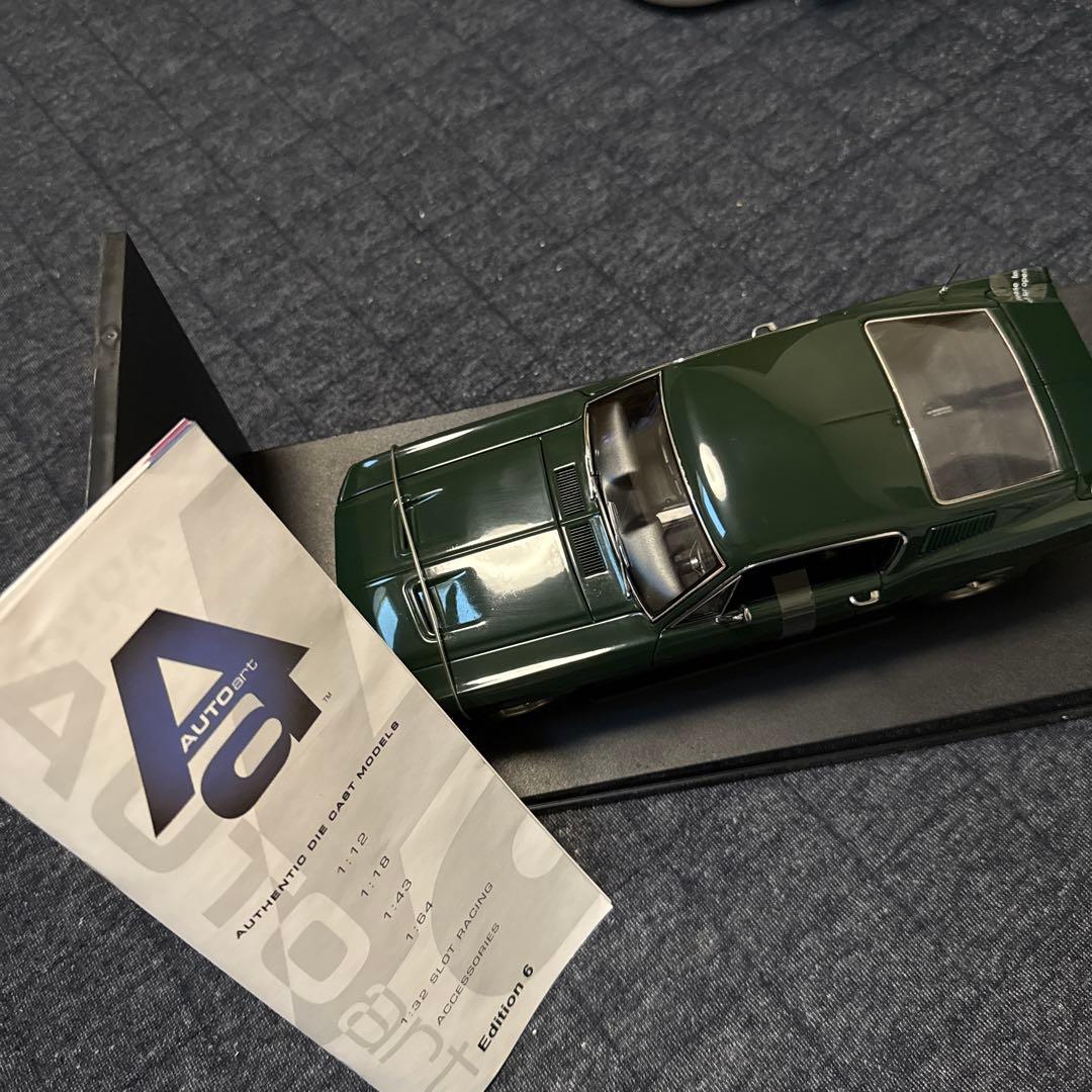 オートアート 1/18 ブリット マスタング オリジナル ダイキャストモデル