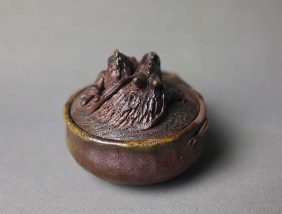 備前焼 龍細工 宝瓶 煎茶器 湯冷まし 七点