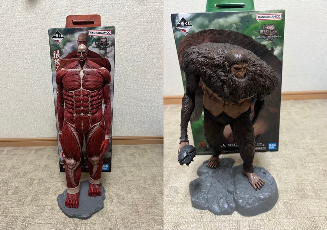 進撃の巨人 一番くじ～獣の巨人は俺が仕留める～ 獣の巨人 超大型巨人フィギュア
