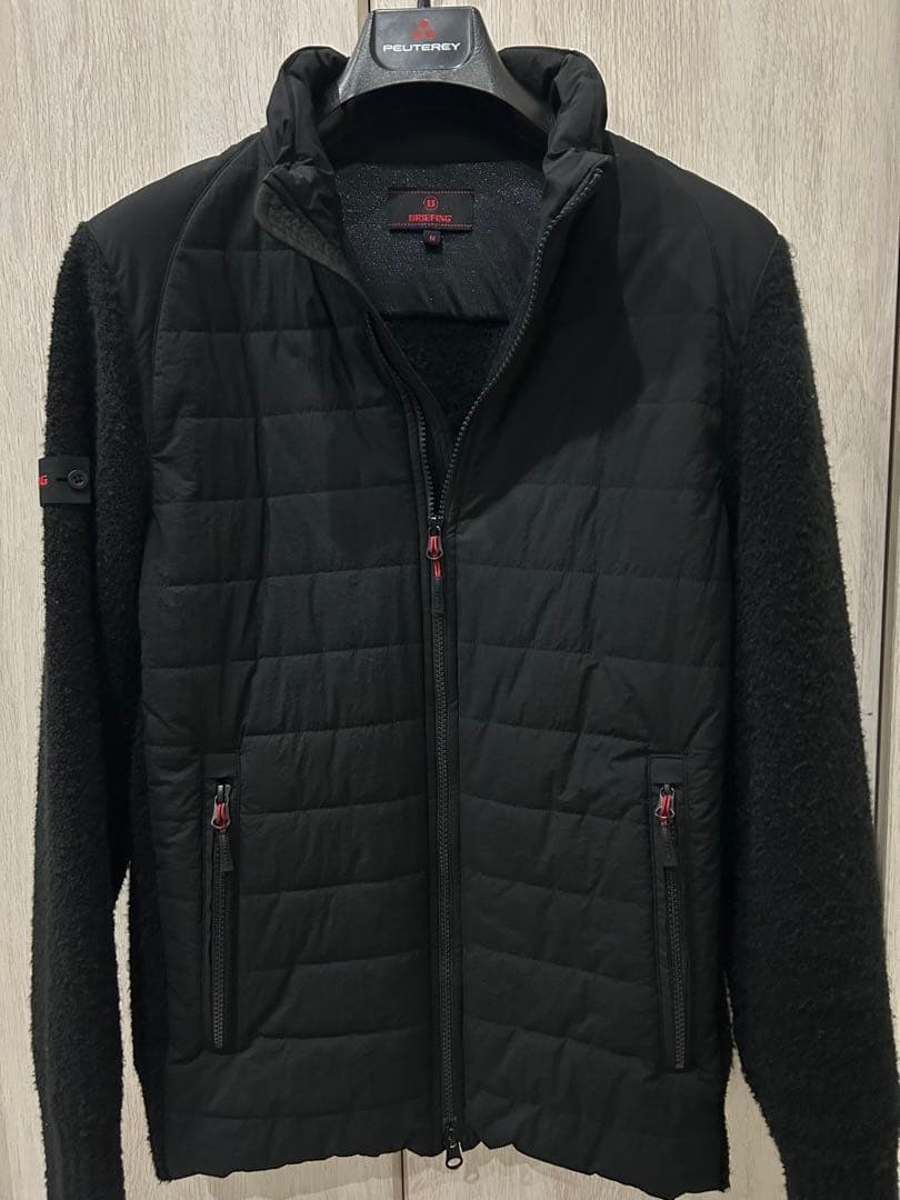 MEN’S WINDBLOCK MOLE YARN KNIT BLOUSON