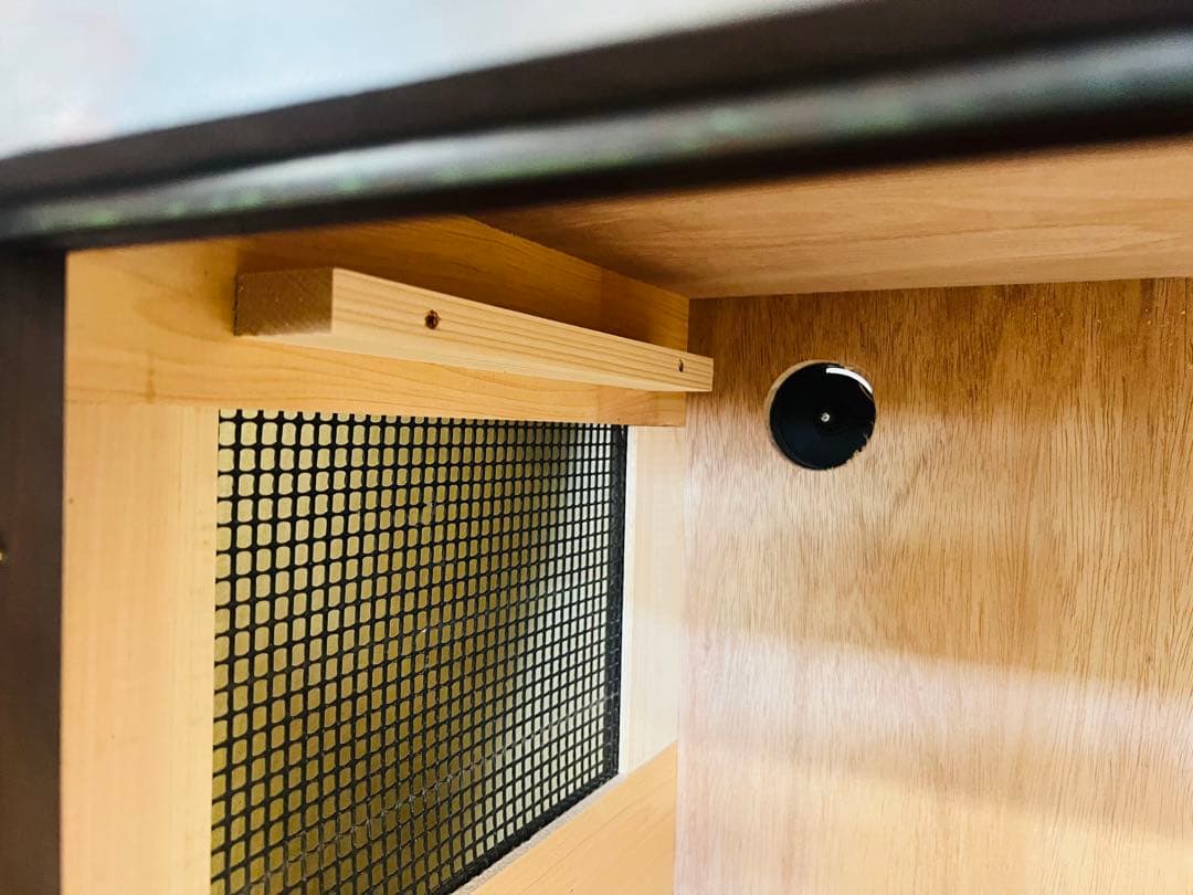 RepBox 木製ケージ　900×450×450　小動物、爬虫類用　ブラウン