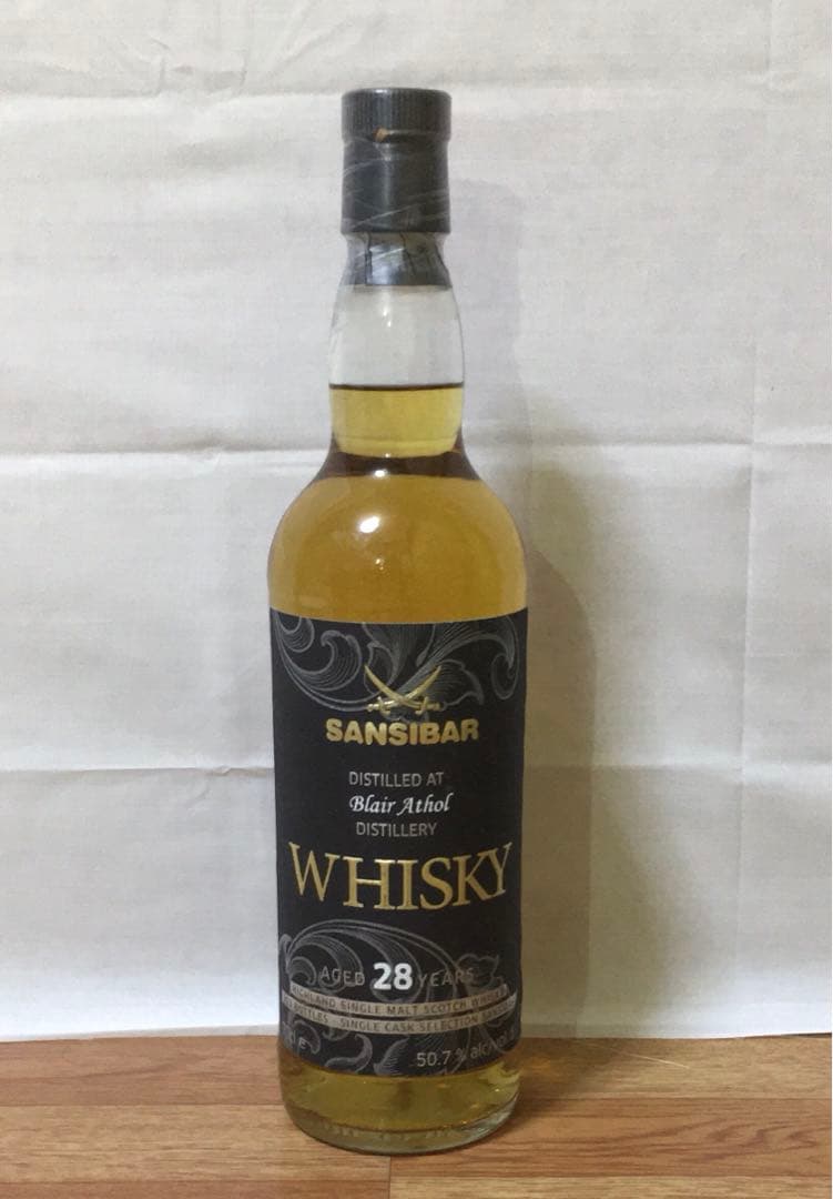 限定品 ザンジバー ブレアアソール28年1988 バーボンバレル