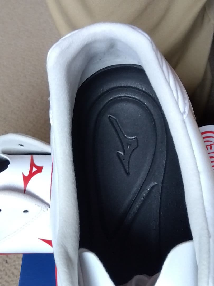 【専売品です】 スパイク／ミズノ／24.0／白／P1GA210462／新品