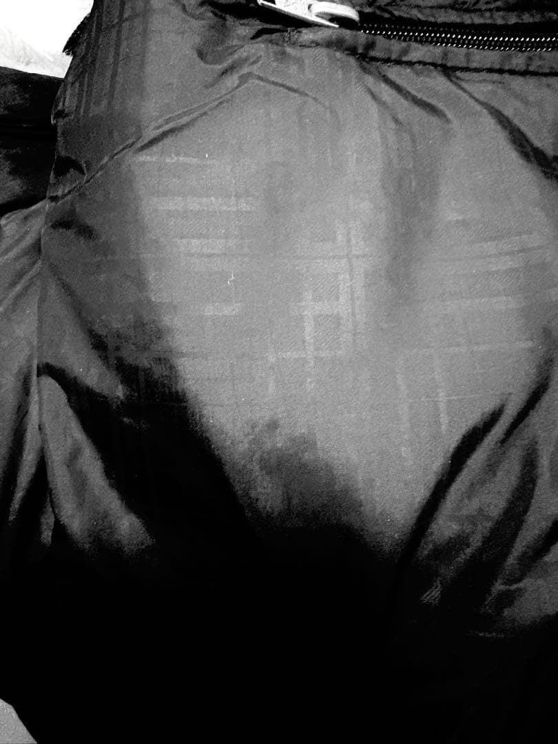 黒のファー付きキャリーバッグ