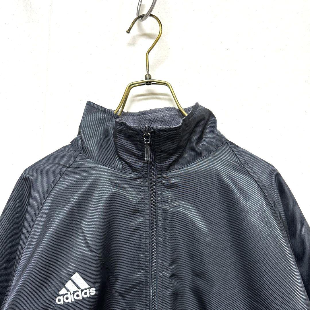 希少 00's y2k adidas 万国旗 ナイロン 上下セットアップ 黒