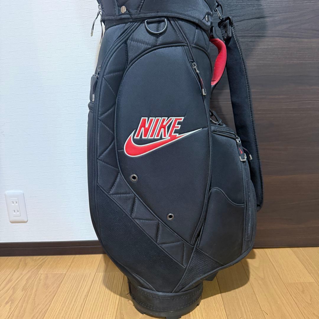 NIKE ゴルフバッグ・キャディバッグ 黒 赤