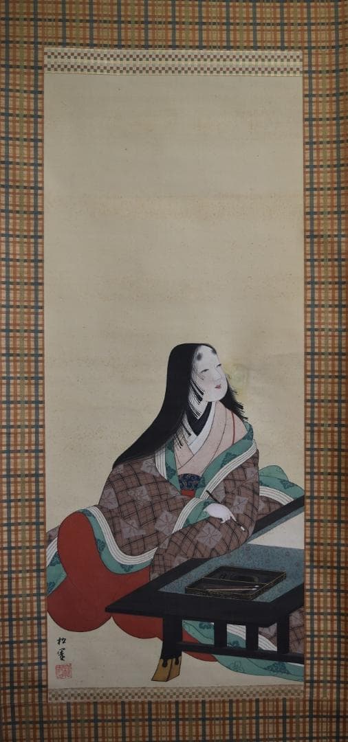 コロナ制圧祈願還元キャンペーン‼文化勲章受章作者・上村松園・美人画・掛軸