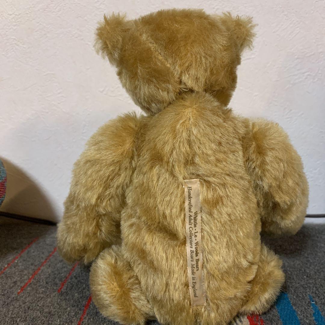 イギリス 作家もの テディベア 1996年製 モヘア