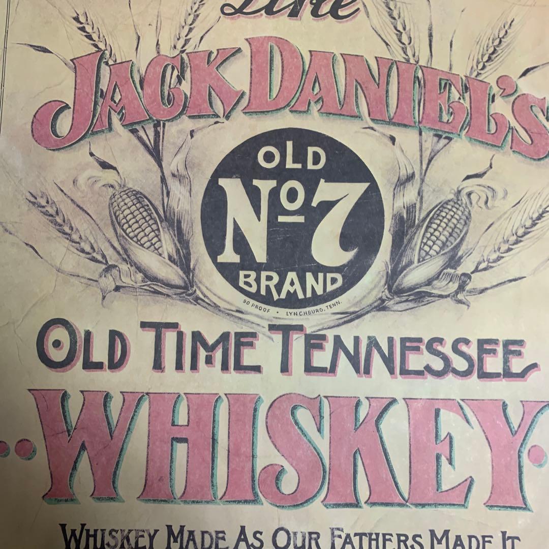JACK DANIEL'S ポスター　非売品ジャック　ダニエルビンテージポスター