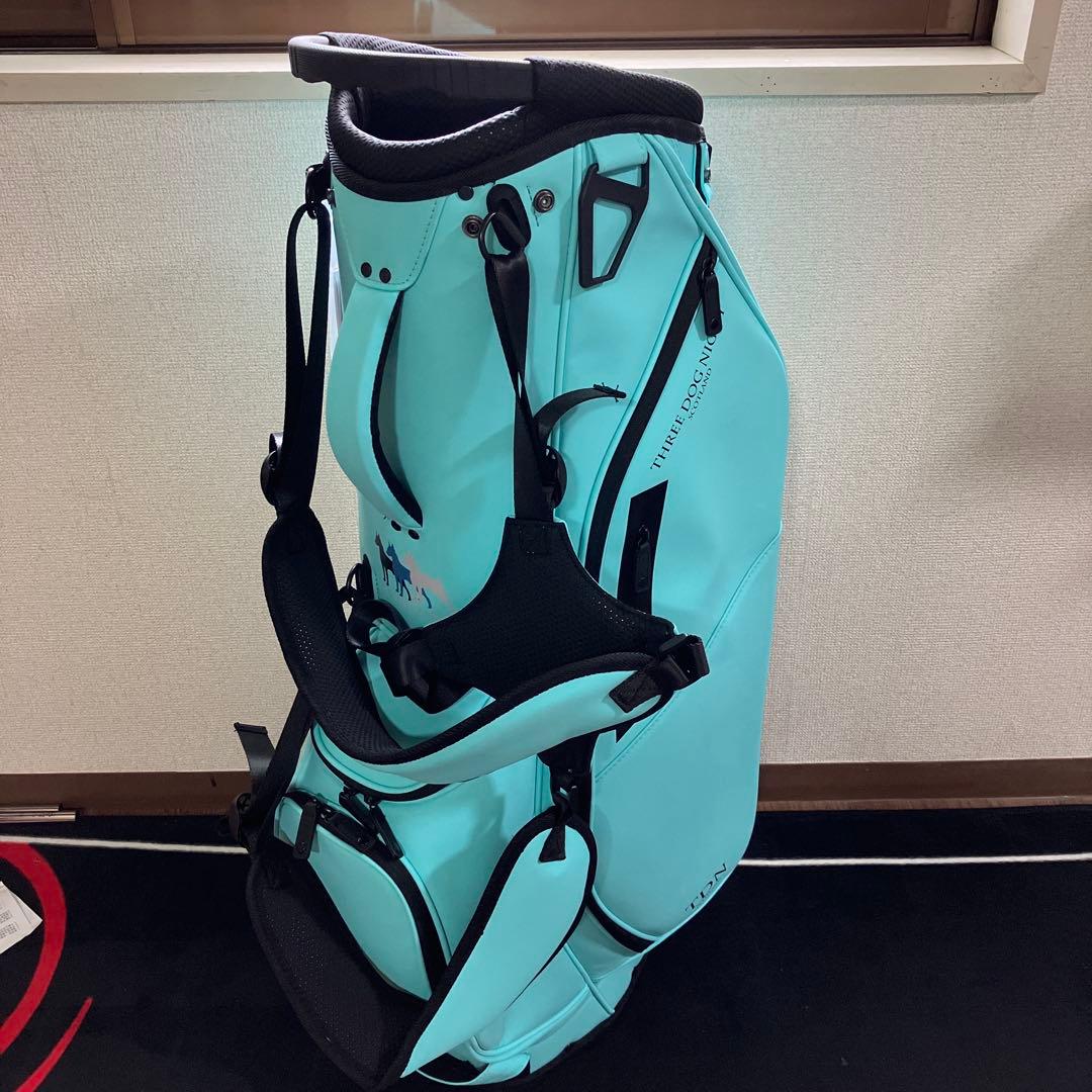 新品 TDN GOLF スコットランド発 プレミアム スタンドバッグ ブルー