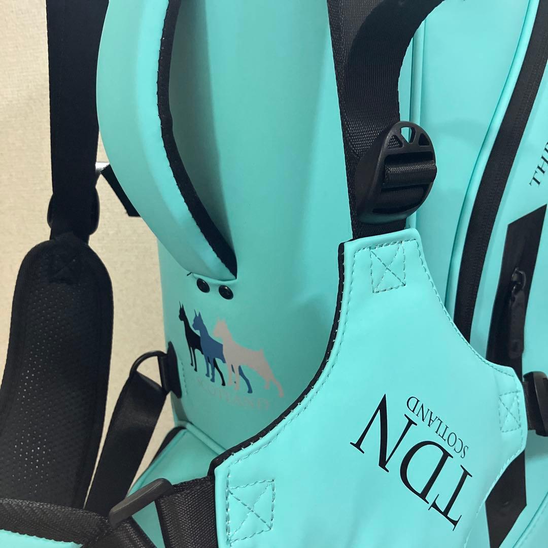 新品 TDN GOLF スコットランド発 プレミアム スタンドバッグ ブルー