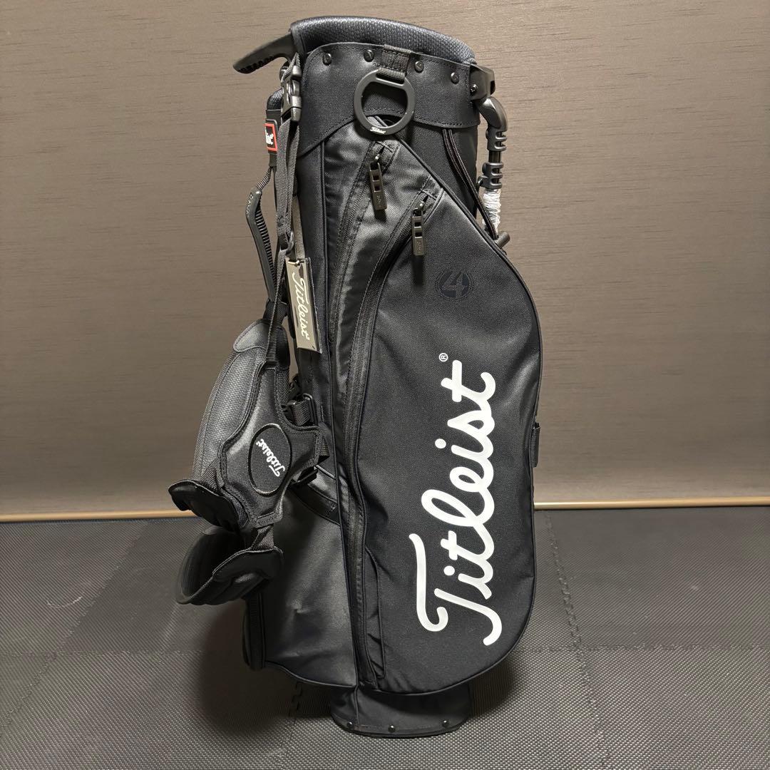 タイトリストスタンドバッグ 超美品 TB21SX4 黒