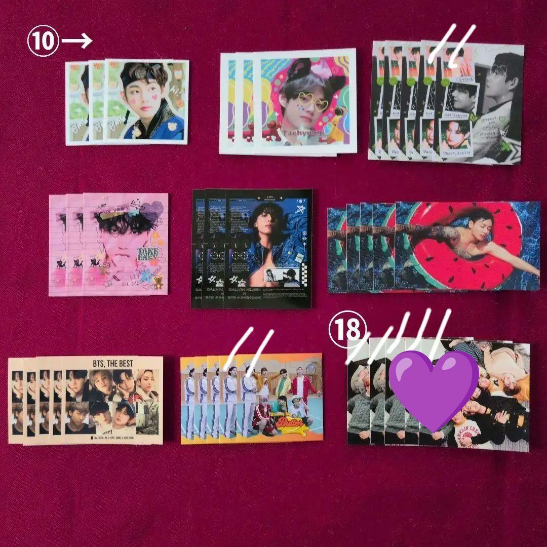 BTS ステッカー 韓国製作者様 バラ売り