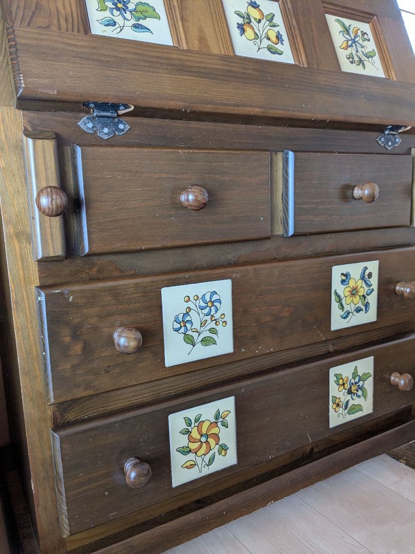 角煮☆ ACTUS スペイン製　ライティングビューロー北欧　チェスト