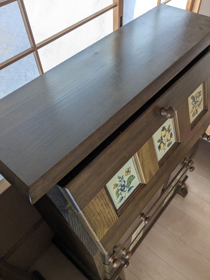 角煮☆ ACTUS スペイン製　ライティングビューロー北欧　チェスト