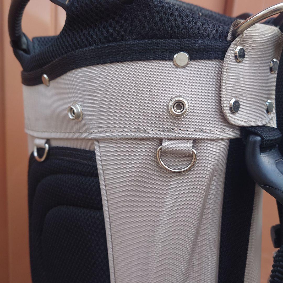 【特価】JACKBUNNY スタンド付きキャディバッグ ベージュ