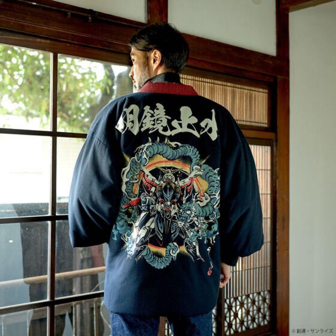 Ｍサイズ　STRICT-G 宮田織物『機動武闘伝Gガンダム』半纏 ゴッドガンダム