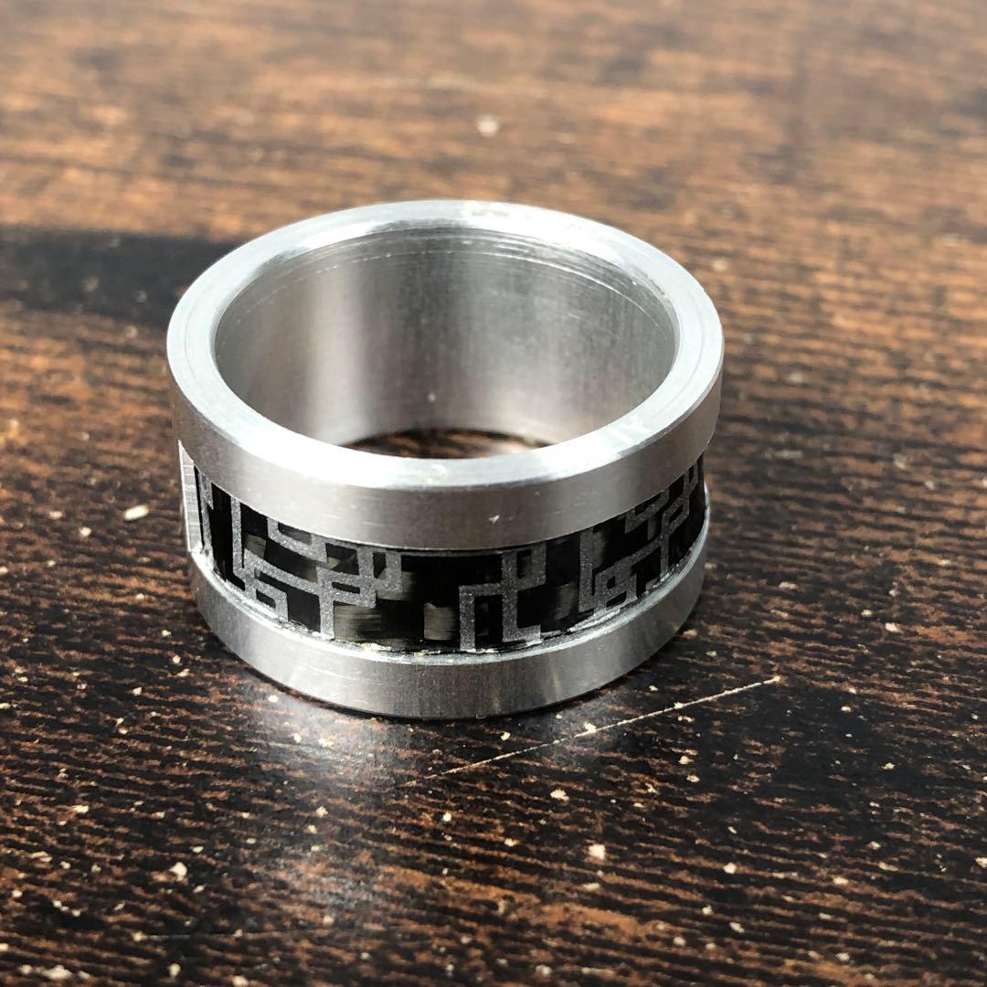 布袋寅泰 カーボンリング 内径約19mm レア 希少