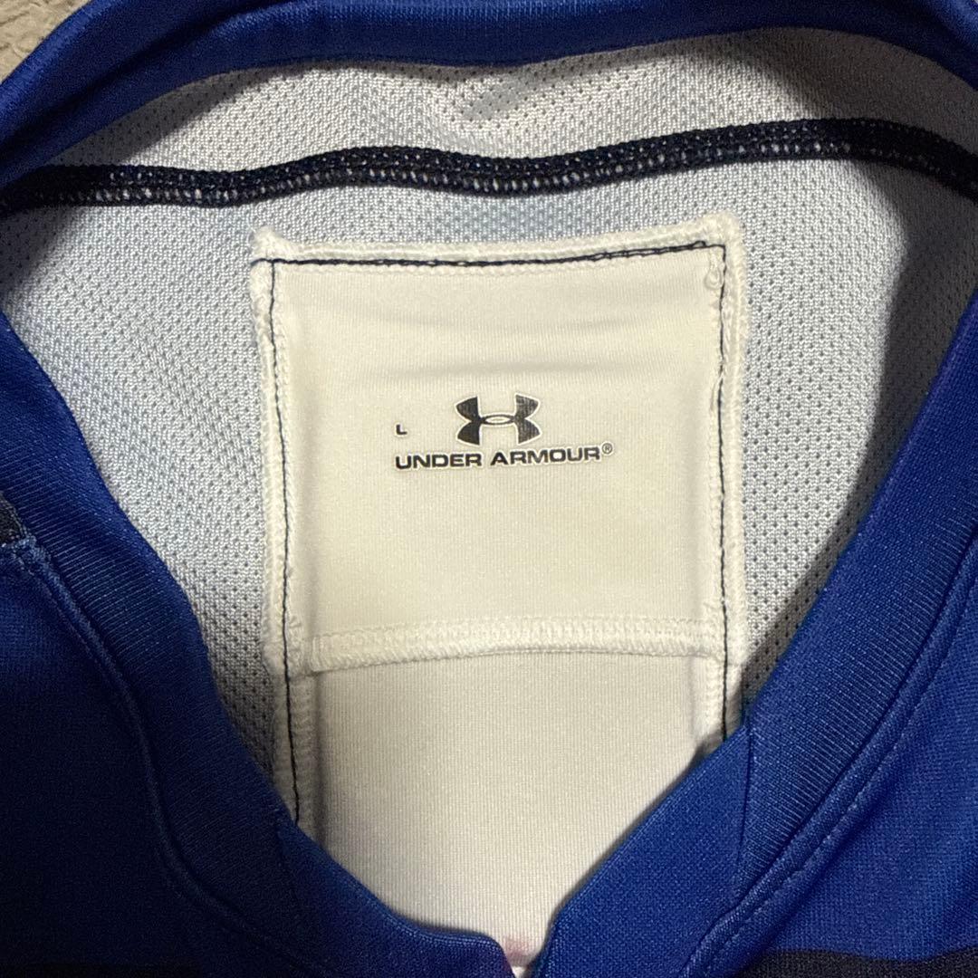 Under Armour ラガーシャツ L ネイビー/ブルー