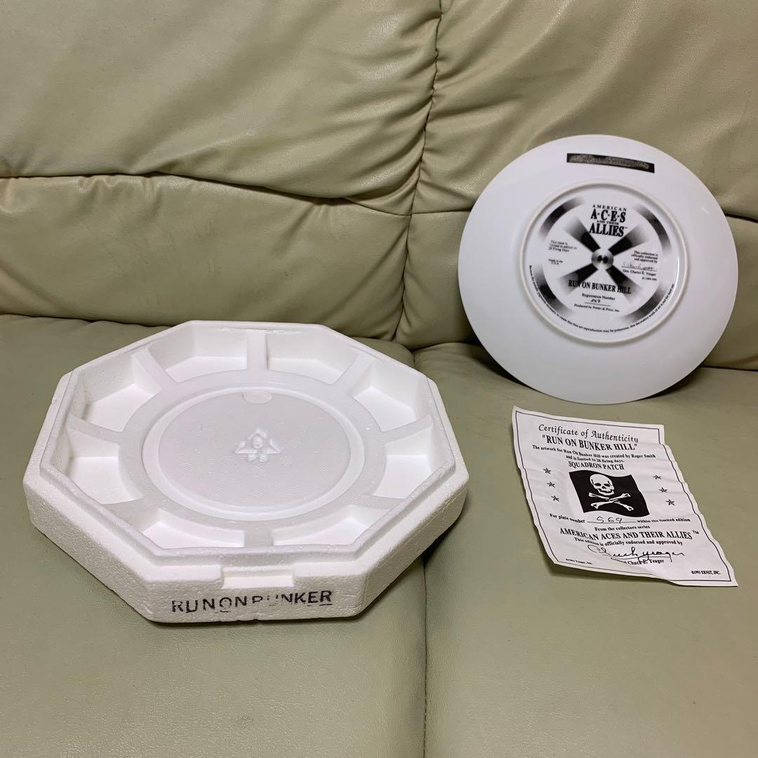 Run on Bunker Hill コレクターズプレート　ゼロ戦　太平洋戦争