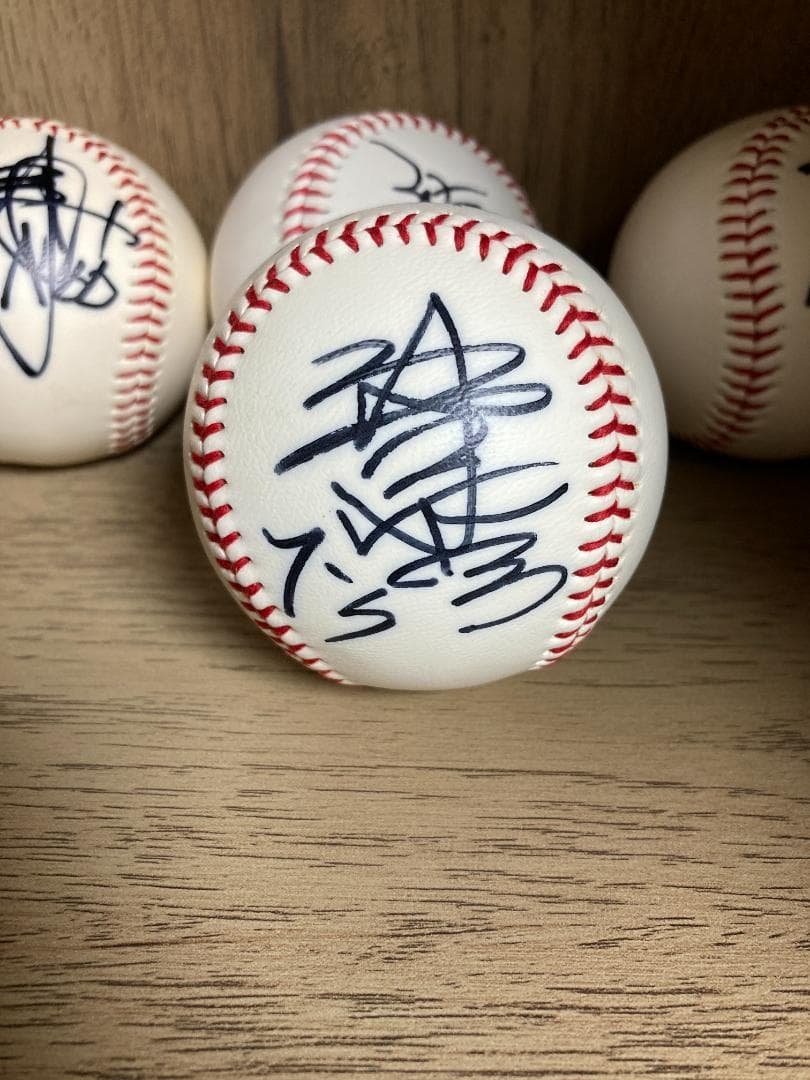福岡ダイエーホークス 直筆サイン入りボール 4個セット