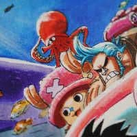 ぷ*）様 世界20枚限定 ONE PIECE 海底遺跡 NFT 原画 超希少 ワ