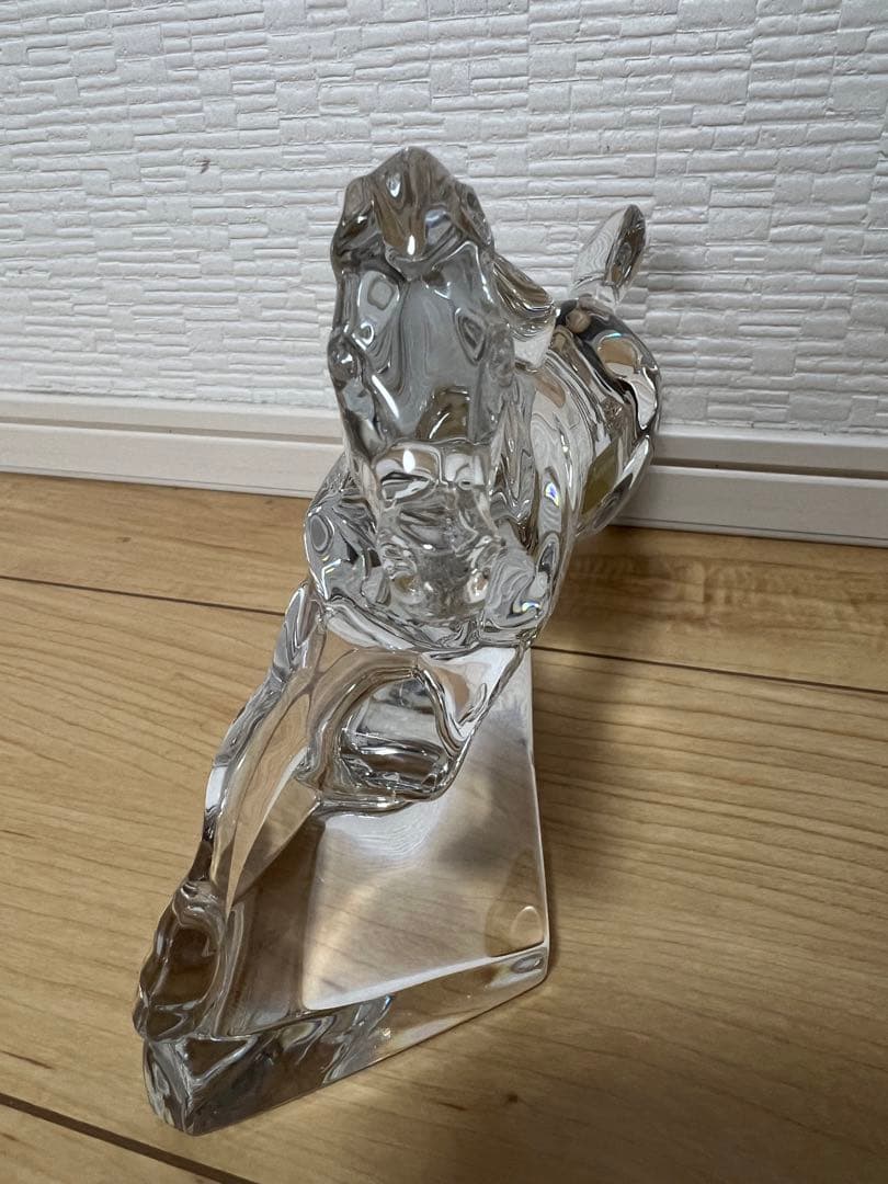 n*i様 バカラ　Baccarat 走る馬 クリスタル インテリア