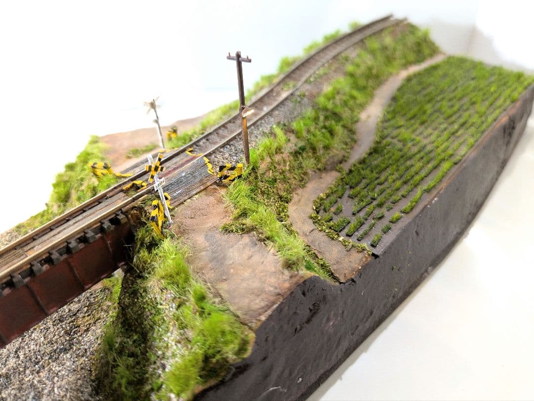 カ*チ様 Ｎゲージ・ジオラマ展示台【5月のローカル線】