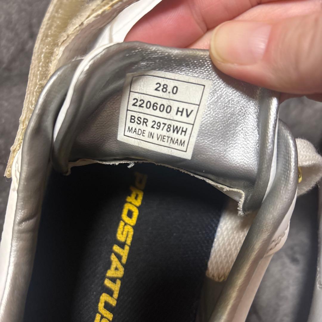 野球 スパイク28.0cm PROSTATUS P皮右 BSR2978WH