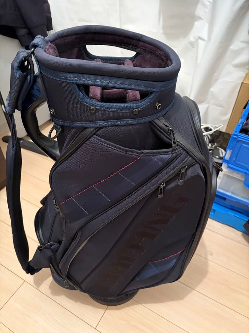 ブリーフィング　ネイビー ゴルフキャディバッグ　CR3➕ネイビードライバーカバー