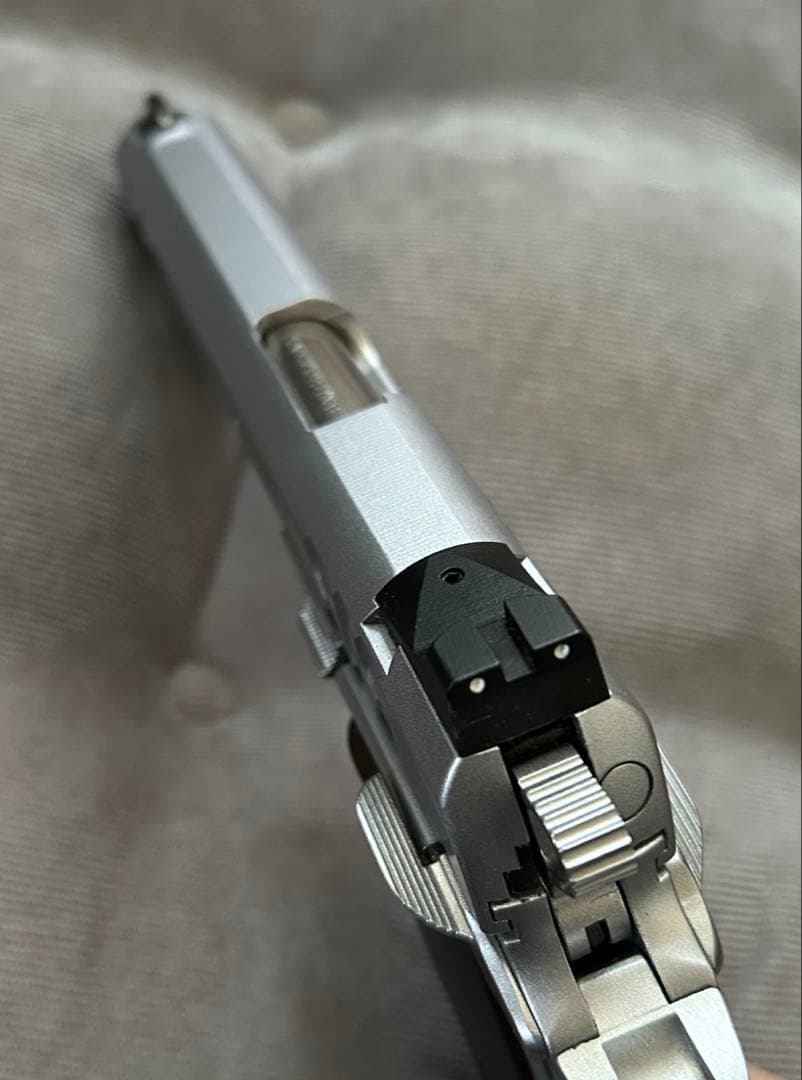 【WA】KIMBER SIS CUSTUM オールシルバー【ロス市警モデル】