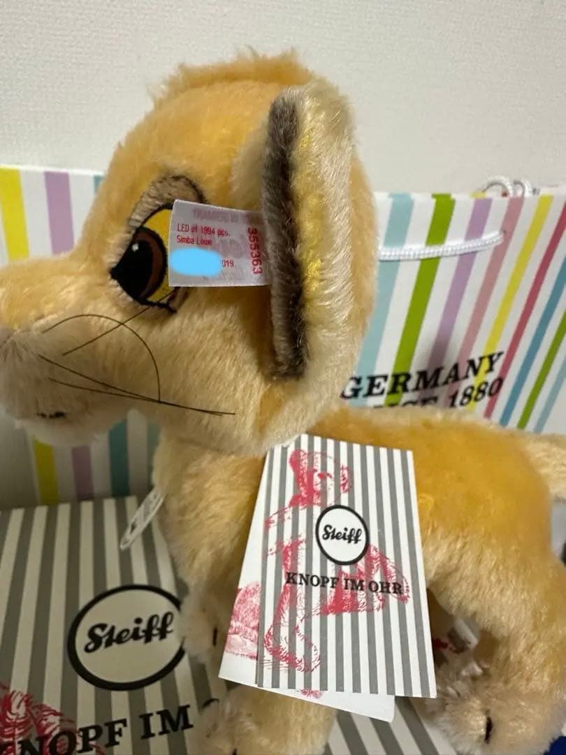 【数量限定生産品】シンバ　Steiff ライオンキング　ぬいぐるみ