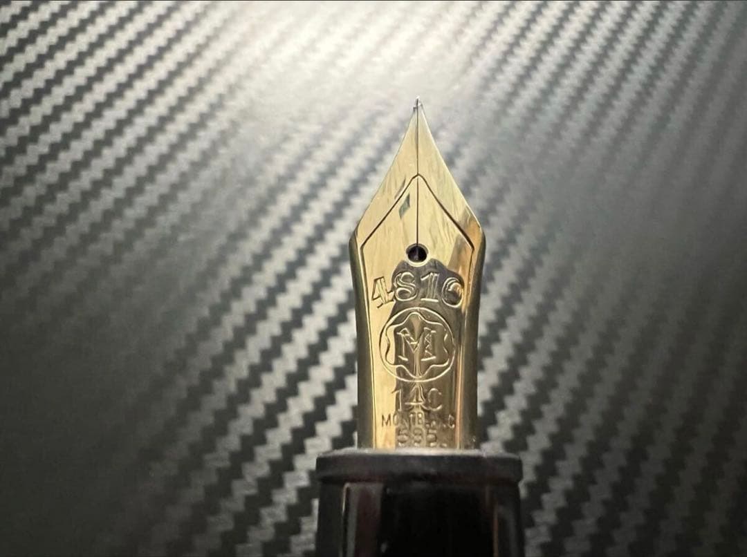 1980年代 モンブラン 146 14C 全金 EF 万年筆