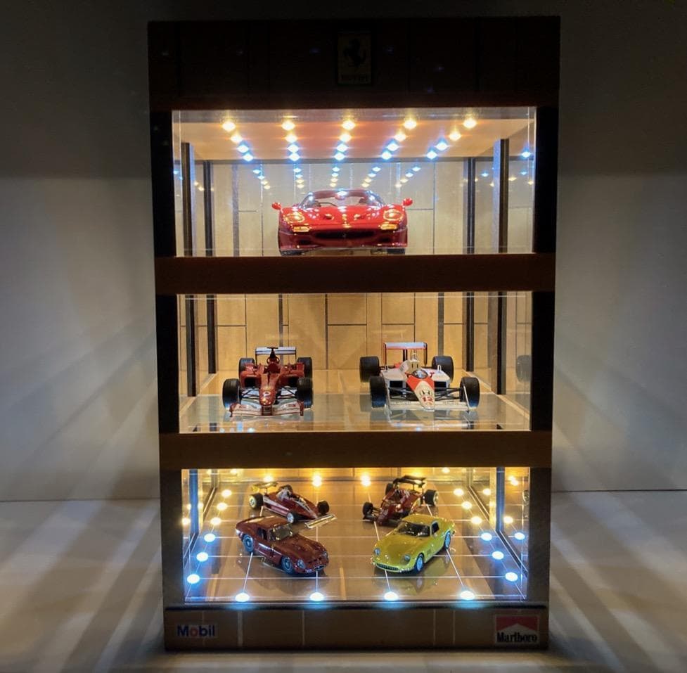 ぐげみ・1/18展示・特殊S&W(#1)・ディスプレーBOX/ネオジオラマ