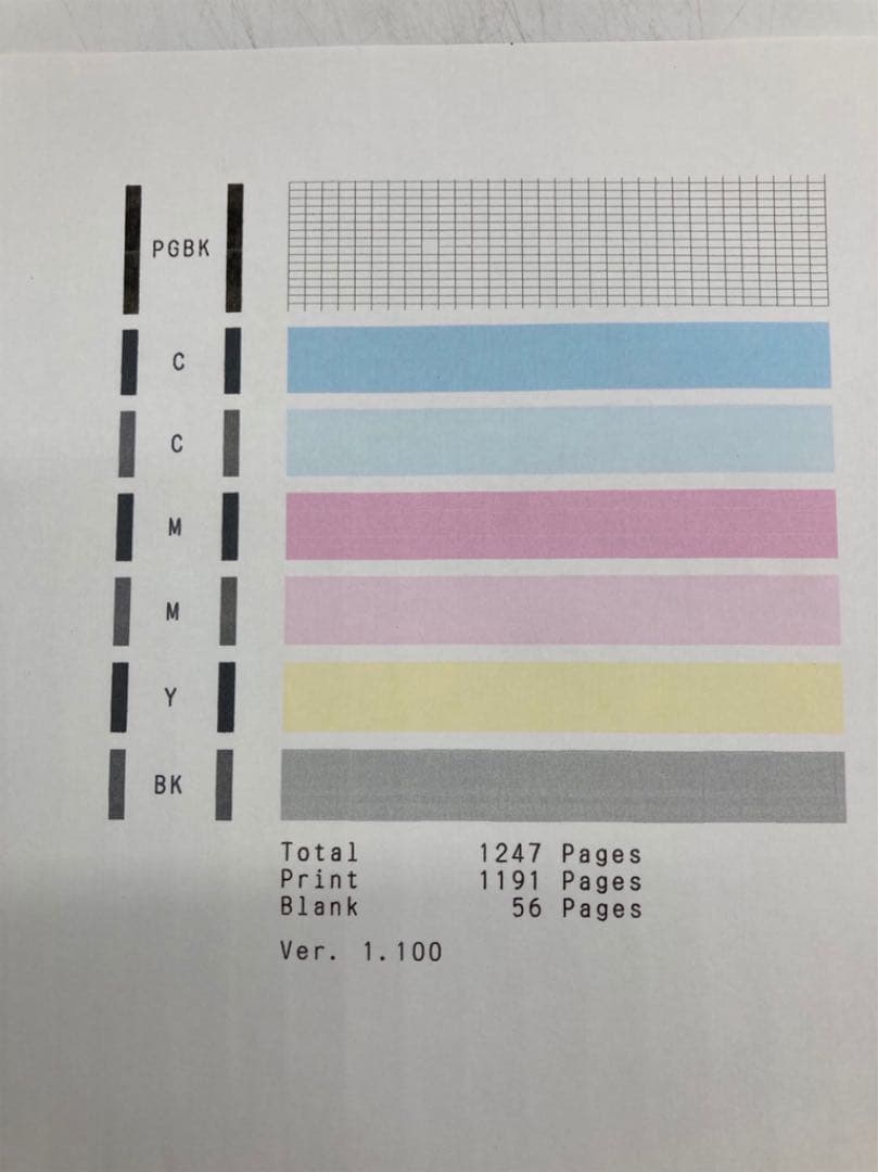【純正インク付！印字良好★1247枚】Canon PIXUS TS6130BK