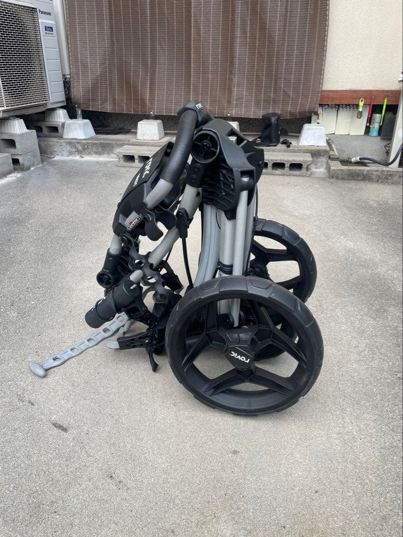 Clicgear rovic RV1C ゴルフ用プッシュカート 3輪 シルバー