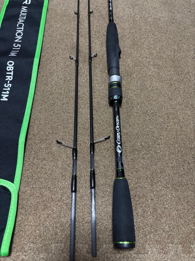 クレイジーオーシャンOcean BeamTR OBTR-511M 予備新品穂先付