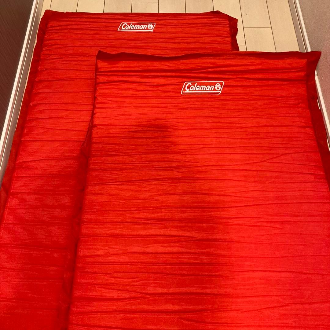 1回使用　直営店限定　コールマン　キャンパー　インフレーターマット　ダブル