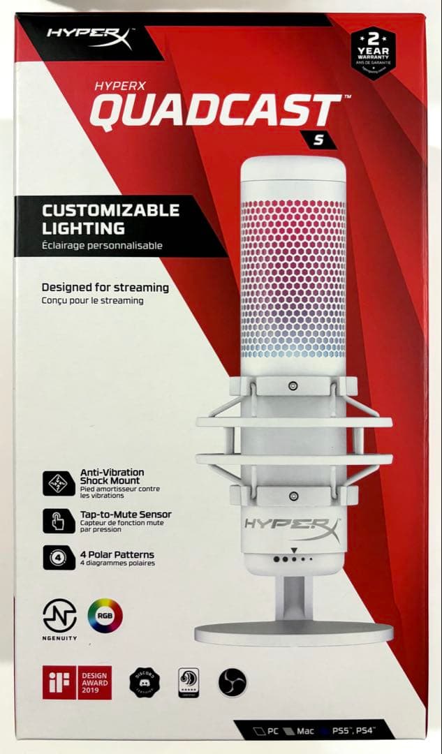 配信機器・PA機器・レコーディング機器 HyperX QuadCast S