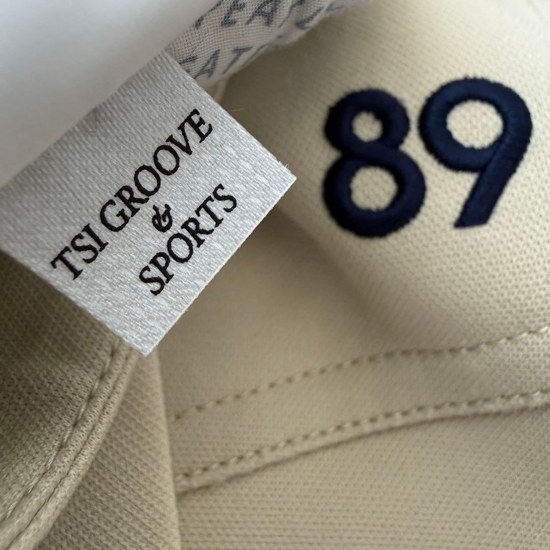 パーリーゲイツ　エッセンシャル　パンツ　モカ　M〜L相当　ベージュ　4