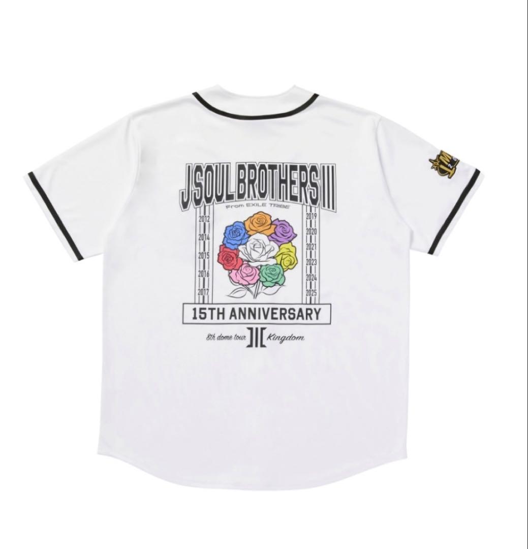 FC限定 LIVE TOUR 2025 KINGDOM ベースボールシャツ 白