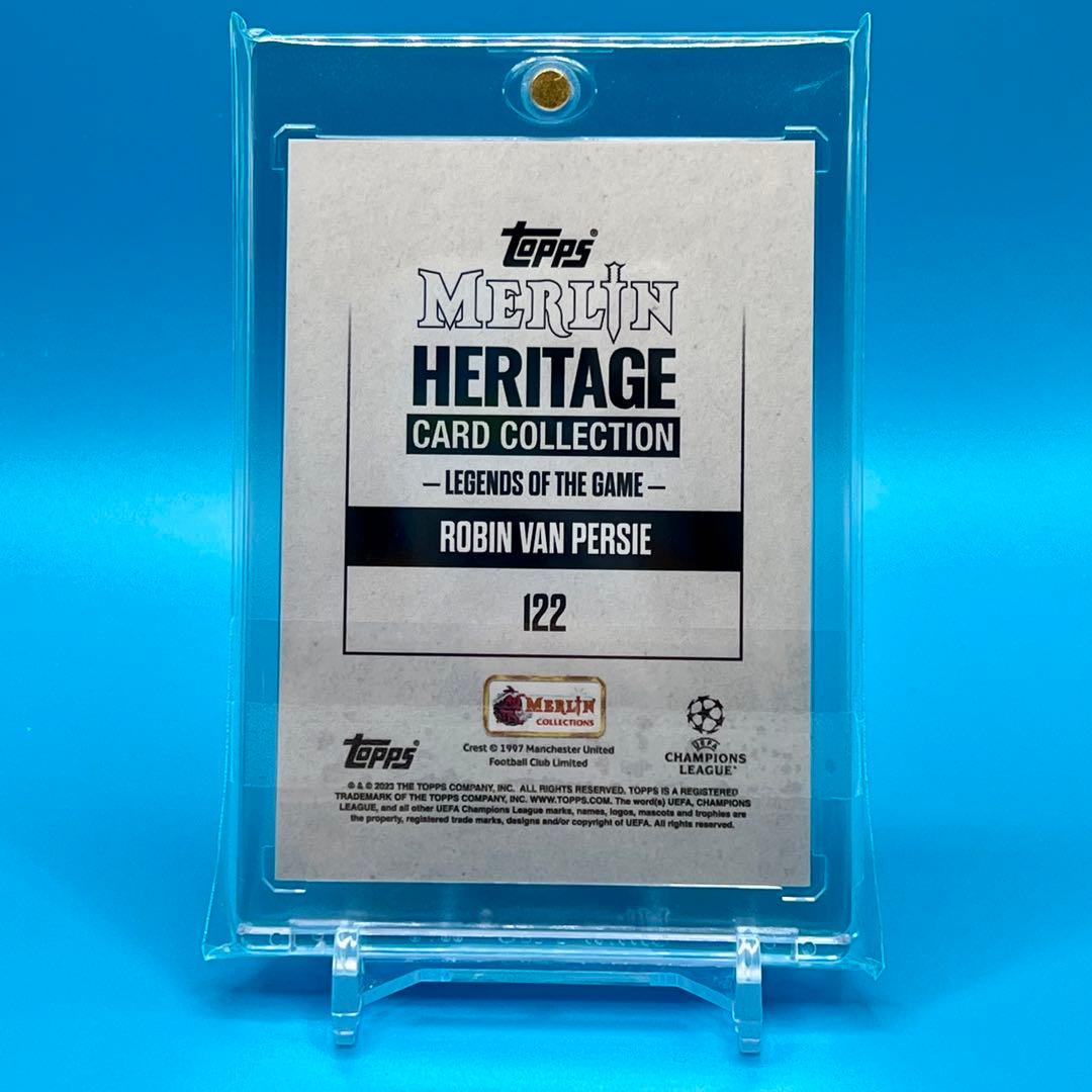 世界10枚限定！ Topps ROBIN VAN PERSIE 直筆サインカード