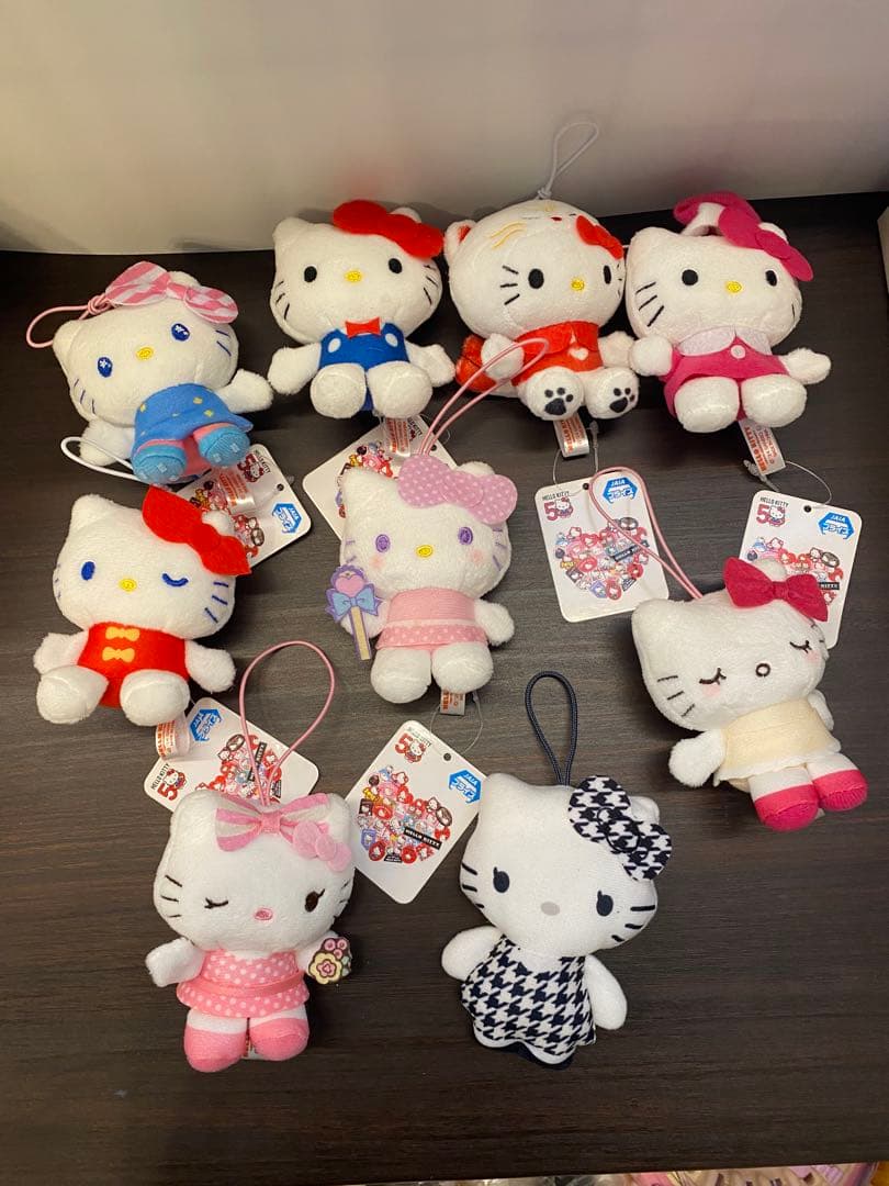 ハローキティ 50周年マスコット 9点セット