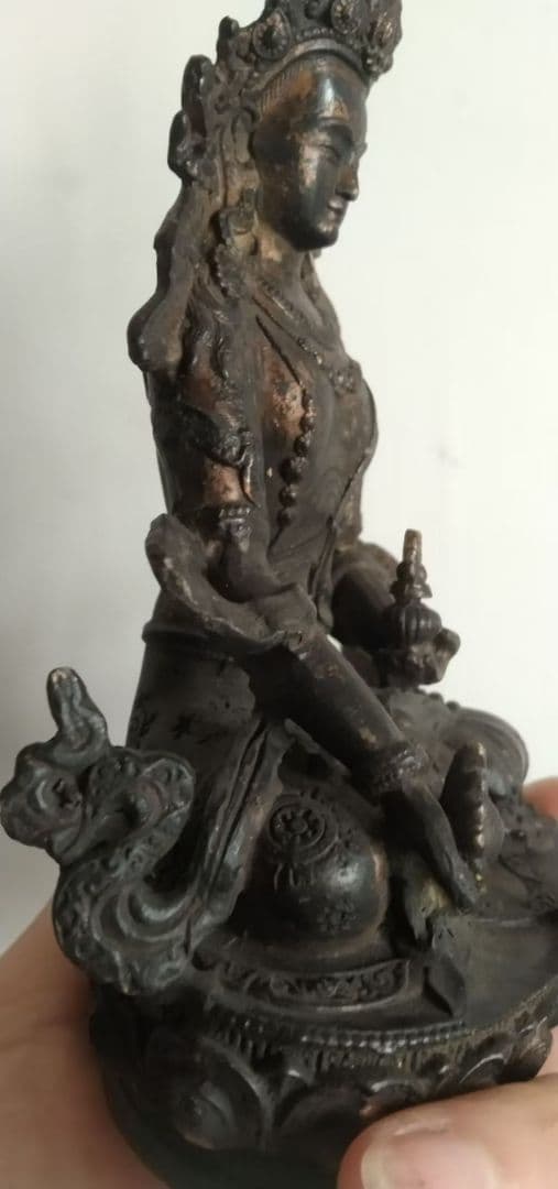 地蔵 菩薩 観音 銅製 仏像 彫刻 置物 開運 風水