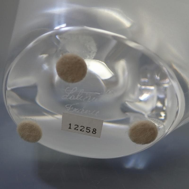 RU-6021　LALIQUE クリスタル　シルヴィ　花瓶