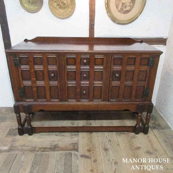 イギリス アンティーク 家具 サイドボード キャビネット 英国 6162e
