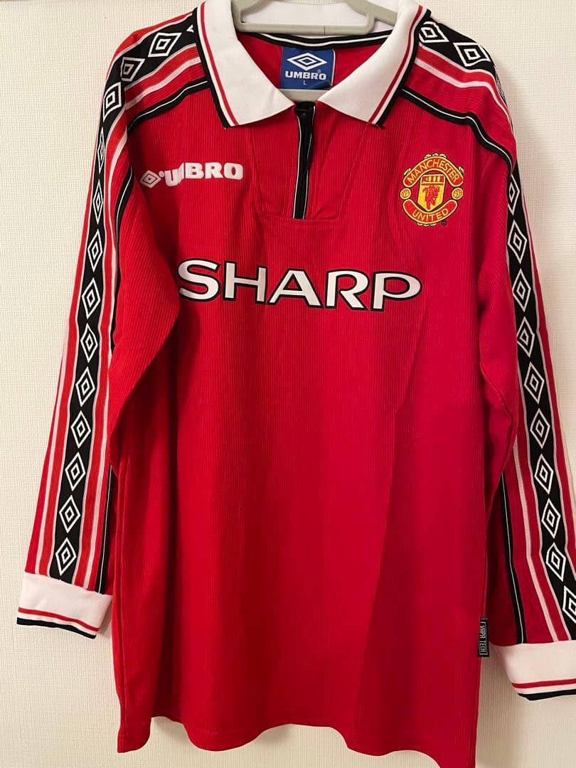 マンチェスター・ユナイテッド ベッカム 7番 シャツ　1998年　長袖　ホーム