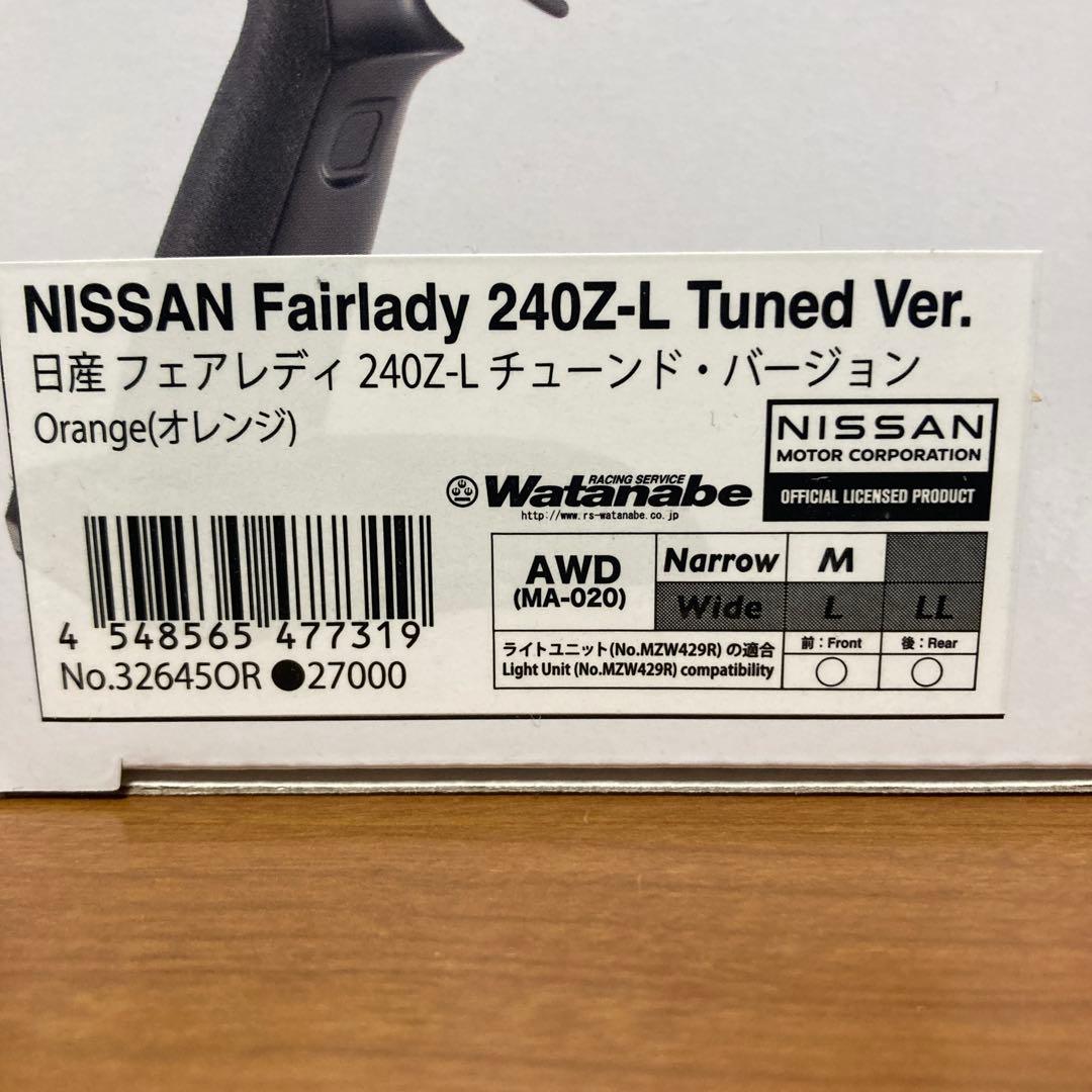 未使用 京商 ミニッツAWD フェアレディ 240Z-L チューンド オレンジ