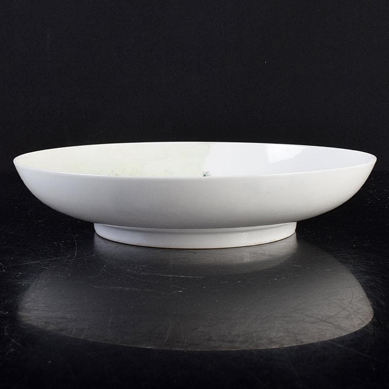 中国　乾隆年製款　粉彩　百美図盤　皿　M　R8820