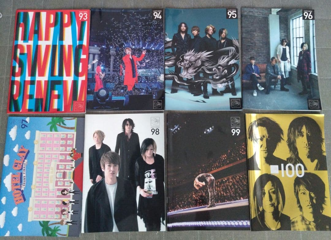 GLAY 会報VOL69〜100とグレニチHAPPY TIMES VOL2〜4